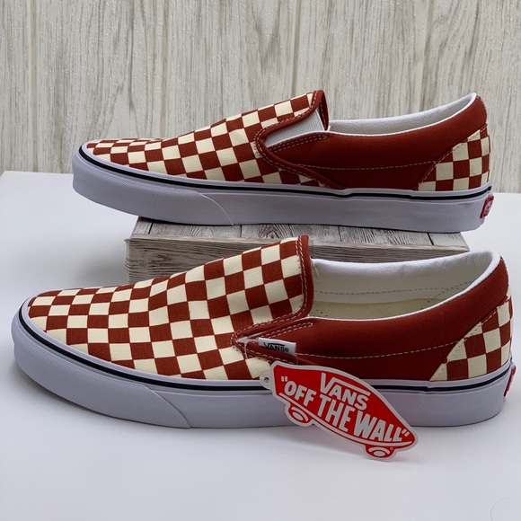 Vans Other - Vans Classic Slip-On Checkerboard Picnt/Trwht